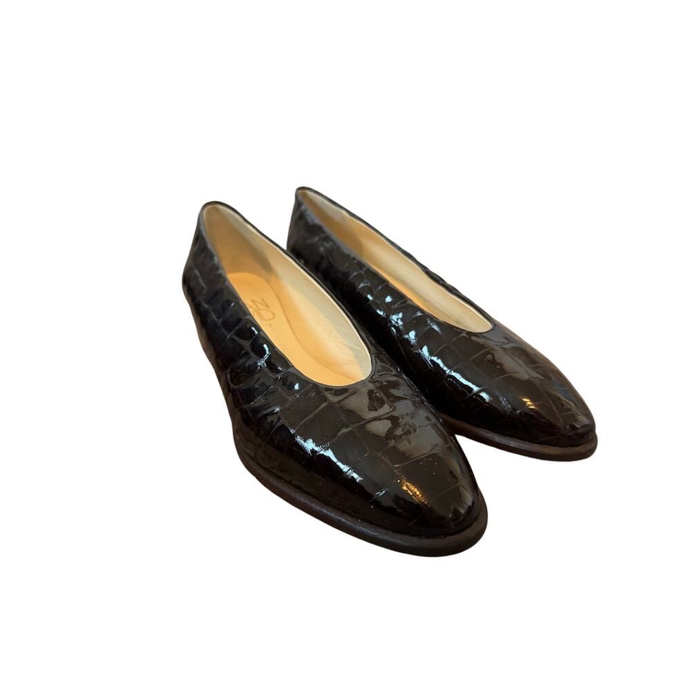 Joan and David made in Italy brown leather heels